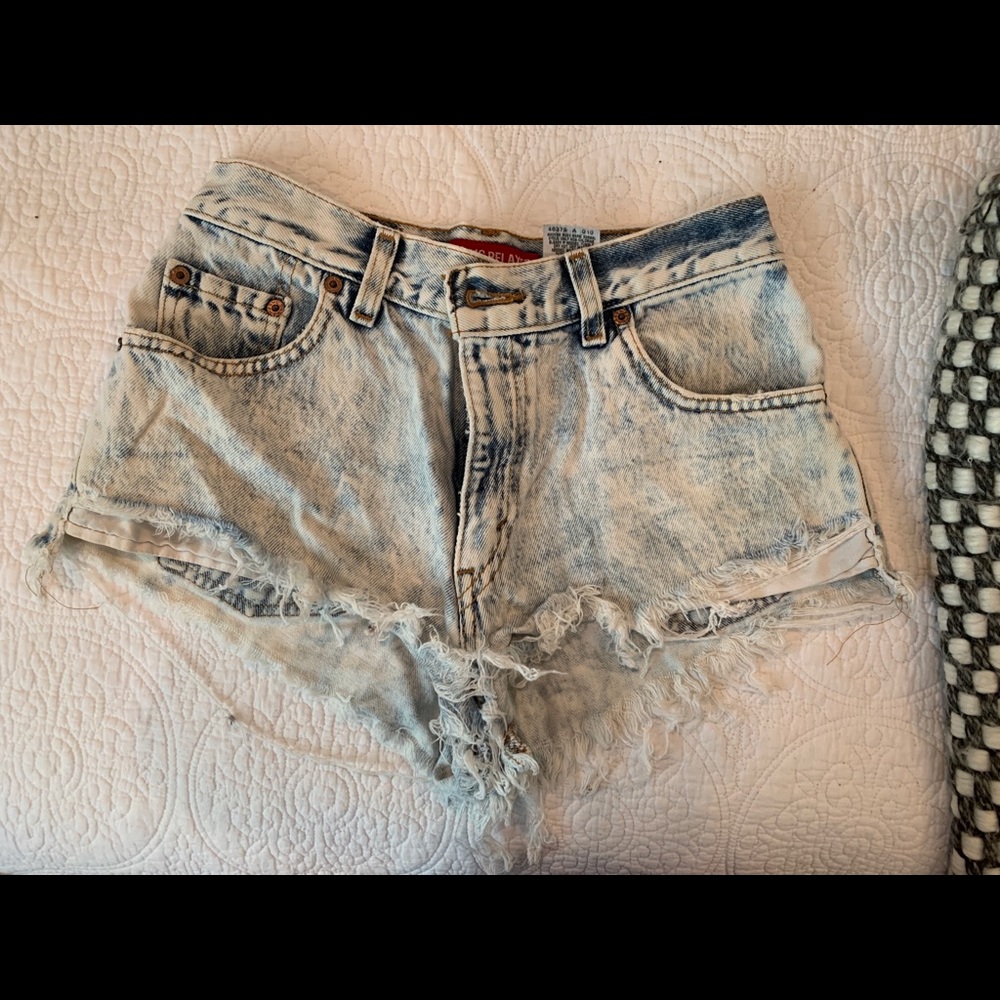 Levi’s High Waisted Denim Shorts